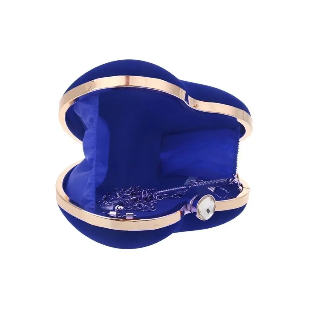 Blue Heart Purse handbag